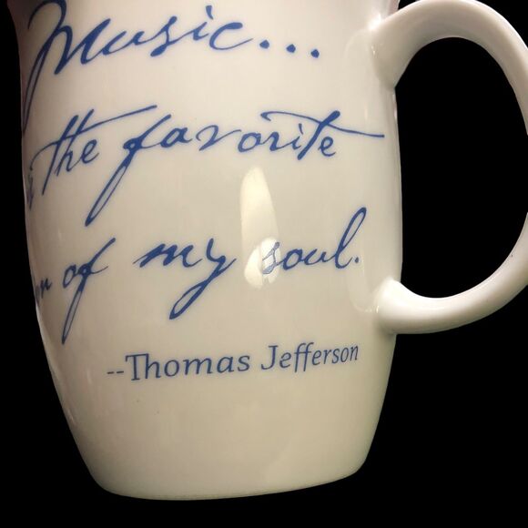 Thomas Jefferson’s Monticello Coffee Cup, Fine China, Virginia Souvenir, Bird - Picture 6 of 9